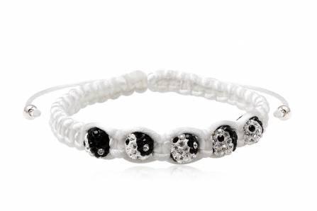 Silver Shamballa Style Bracelets Man